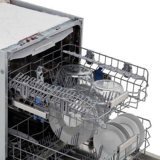 Indesit Fully Integrated Standard Dishwasher - White with Fixed Door Fixing Kit