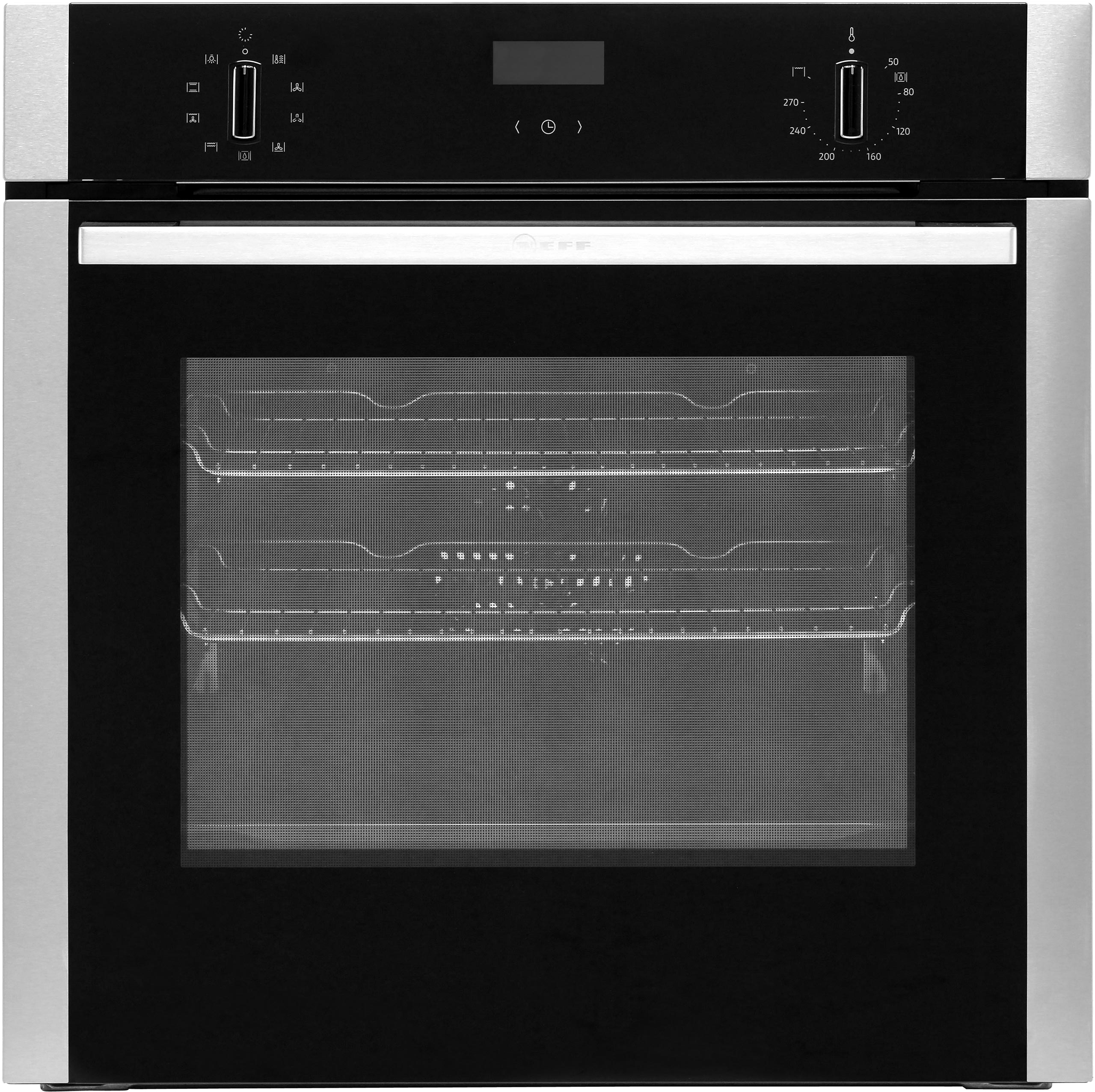 NEFF N50 B1ACE4HN0B Built In Electric Single Oven - Stainless Steel - A Rated, Stainless Steel
