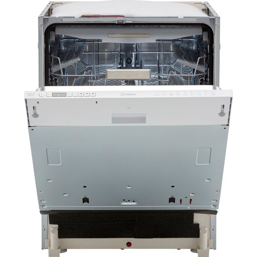 Indesit Fully Integrated Standard Dishwasher - White with Fixed Door Fixing Kit