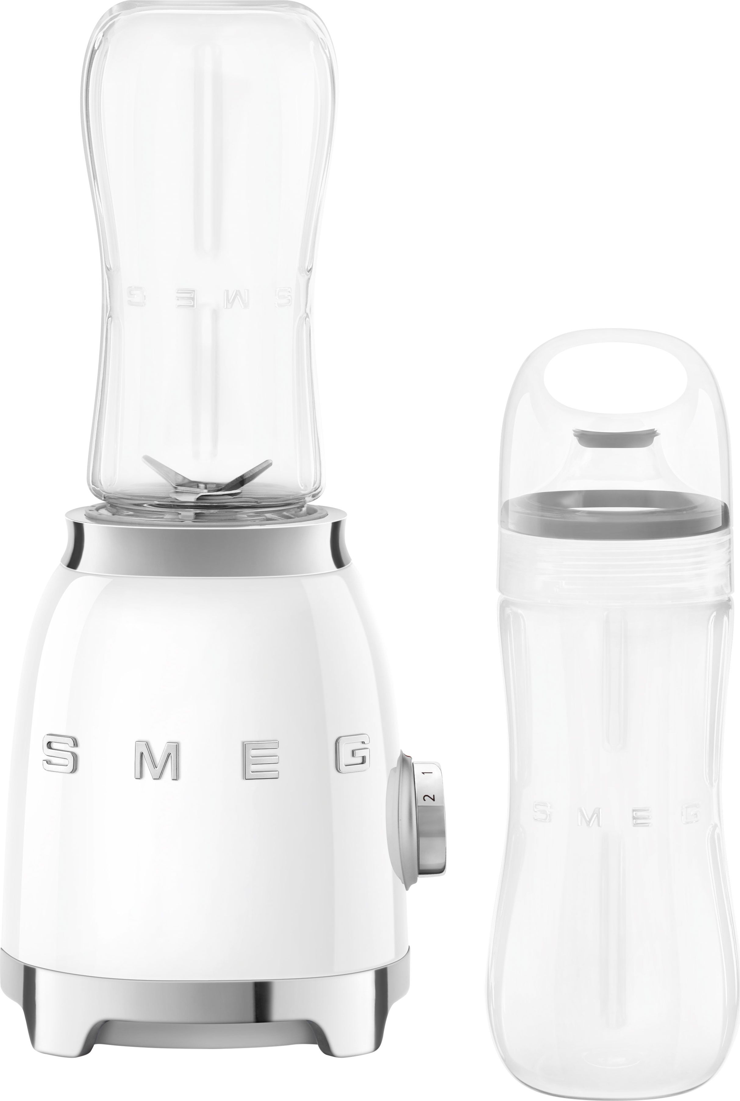 Image of Smeg 50's Retro PBF01WHUK Blender & Smoothie Maker - White, White