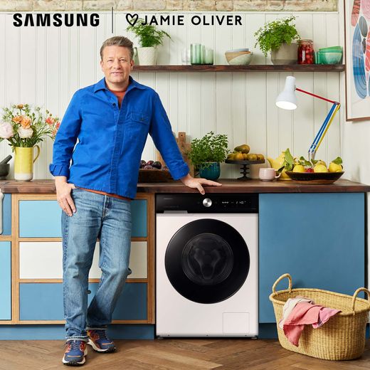 Samsung Series 7 AI Energy ecobubble™ WW90DB7U94GBU1 9kg Washing Machine with 1400 rpm - Black - Annotation - Jamie hearts Samsung 
