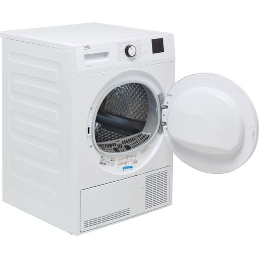 Beko 10Kg Condenser Tumble Dryer - White - Door open