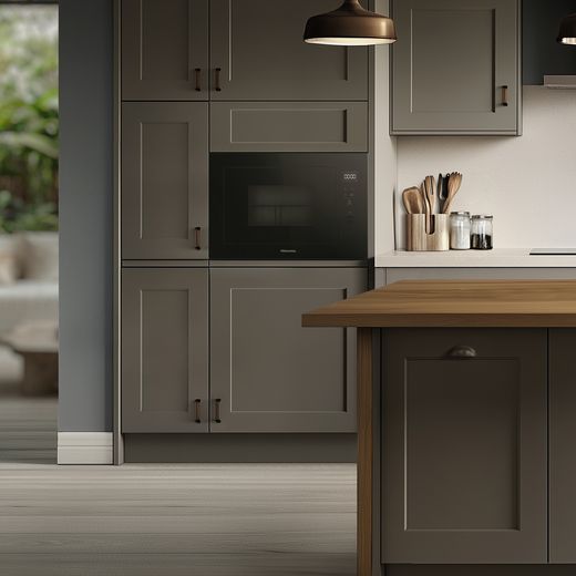 Hisense BIM325G52BGUK 25 Litre 39cm High, Built In Small - Black - Microwave in kitchen