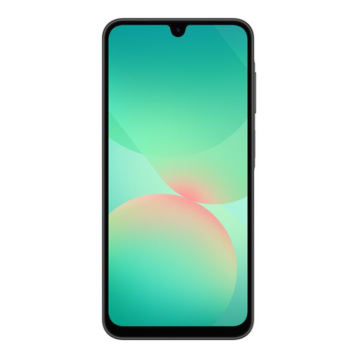 Samsung Galaxy A26 5G Smartphone in Black - Front shot