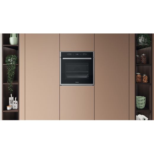 Hotpoint 859991686310 Electric Single Oven Stainless Steel - Oven in kitchen shot 