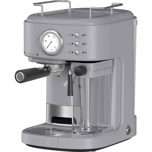 Swan Retro SK22150GRN Espresso Coffee Machine - Grey