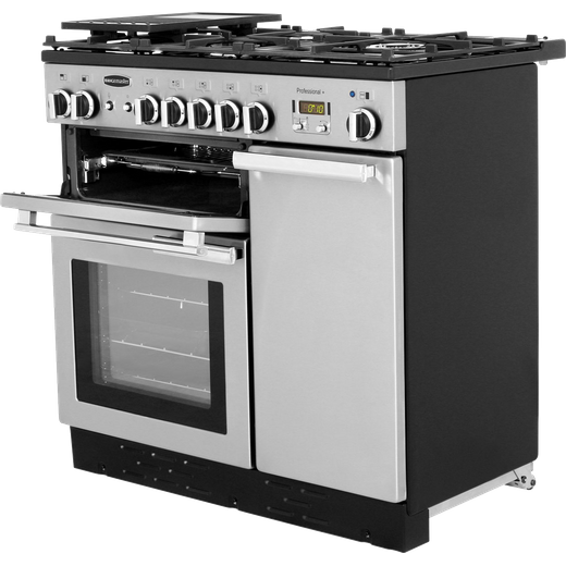 Rangemaster Professional Plus Gas Range Cooker - Stainless Steel 