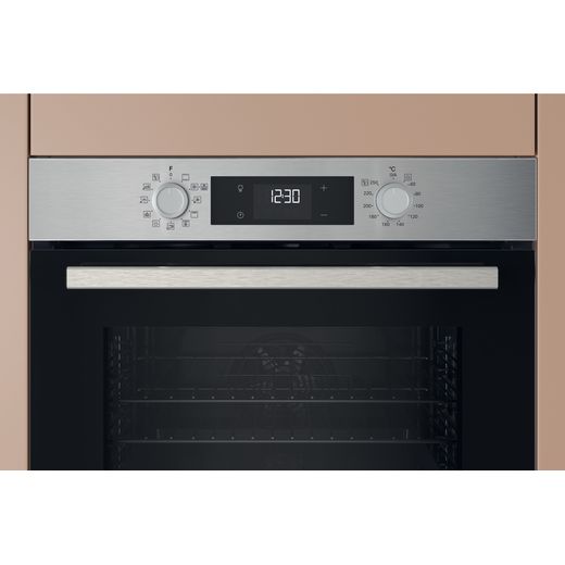 Hotpoint Class 2 Built In Electric Single Oven - Black - Control panel shot