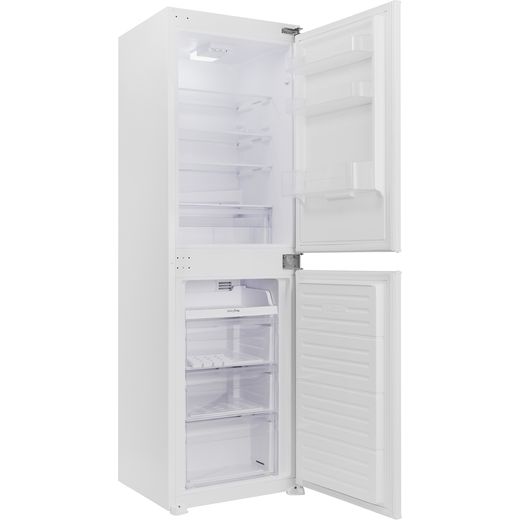 Russell Hobbs RH177BILFFF1E2 Fridge Freezer White - Right perpsective door open shot 