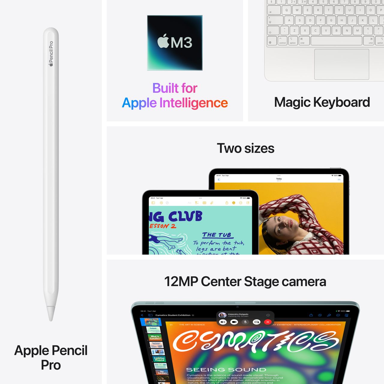 MC9X4KN/A 11-inch iPad Air Wi-Fi 128GB | Blue | ao.com