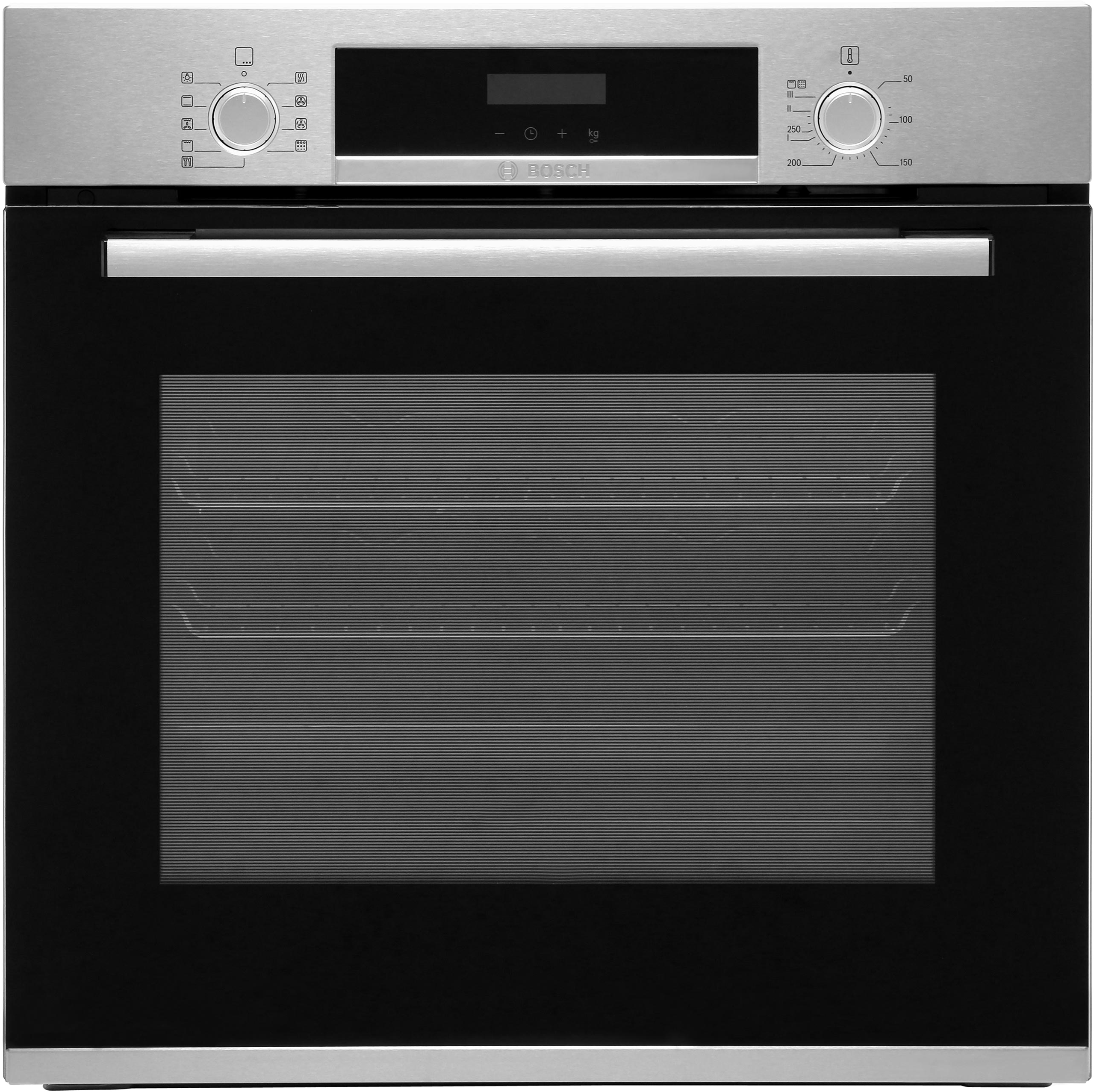 Bosch Series 4 HBS573BS0B Built In Electric Single Oven with Pyrolytic Cleaning - Stainless Steel - A Rated, Stainless Steel