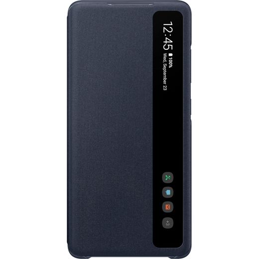 Samsung Clear View Cover for Galaxy S20 FE - Navy