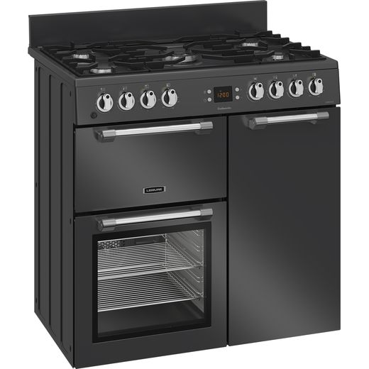 Leisure Cookmaster 90cm Dual Fuel Range Cooker - Anthracite - Right perspective