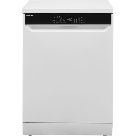 Sharp QW-NA26F39DW-EN Standard Dishwasher - White - D Rated