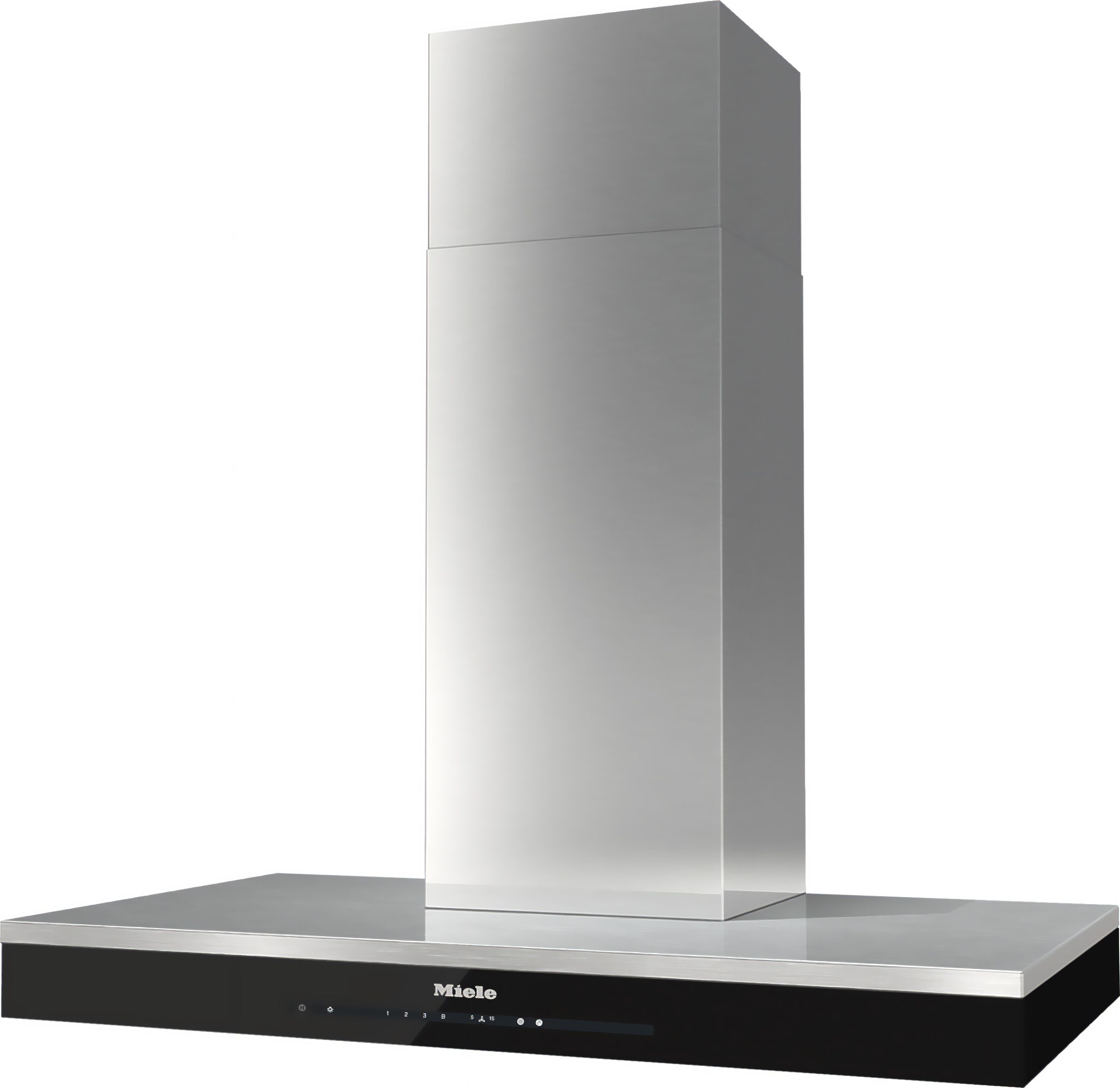 Image of Miele DA6698W 90cm Chimney Cooker Hood - Stainless Steel, Stainless Steel