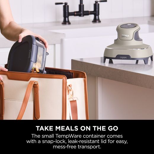 Ninja FN101UKST Air Fryer - Stone - Annotation - Meals on the go shot