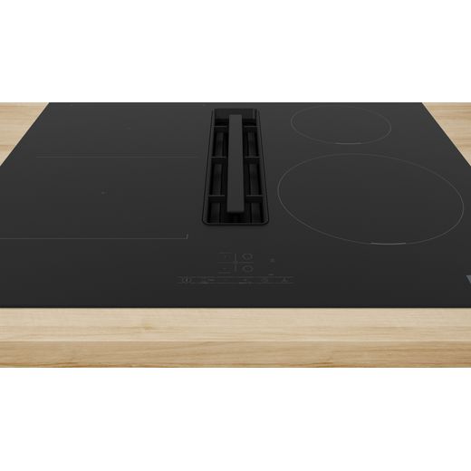 Bosch Series 4 PVS611B16E 59cm Venting Induction Hob - Black - Close up shot