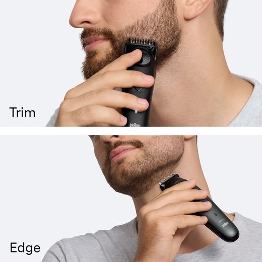 Braun Series 5 Mens Shaver - Black - Annotation - trim style shot