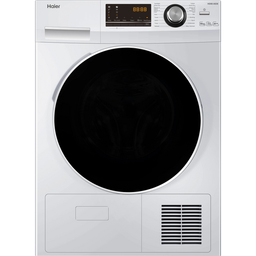 Haier HD80-A636 Heat Pump Tumble Dryer - White