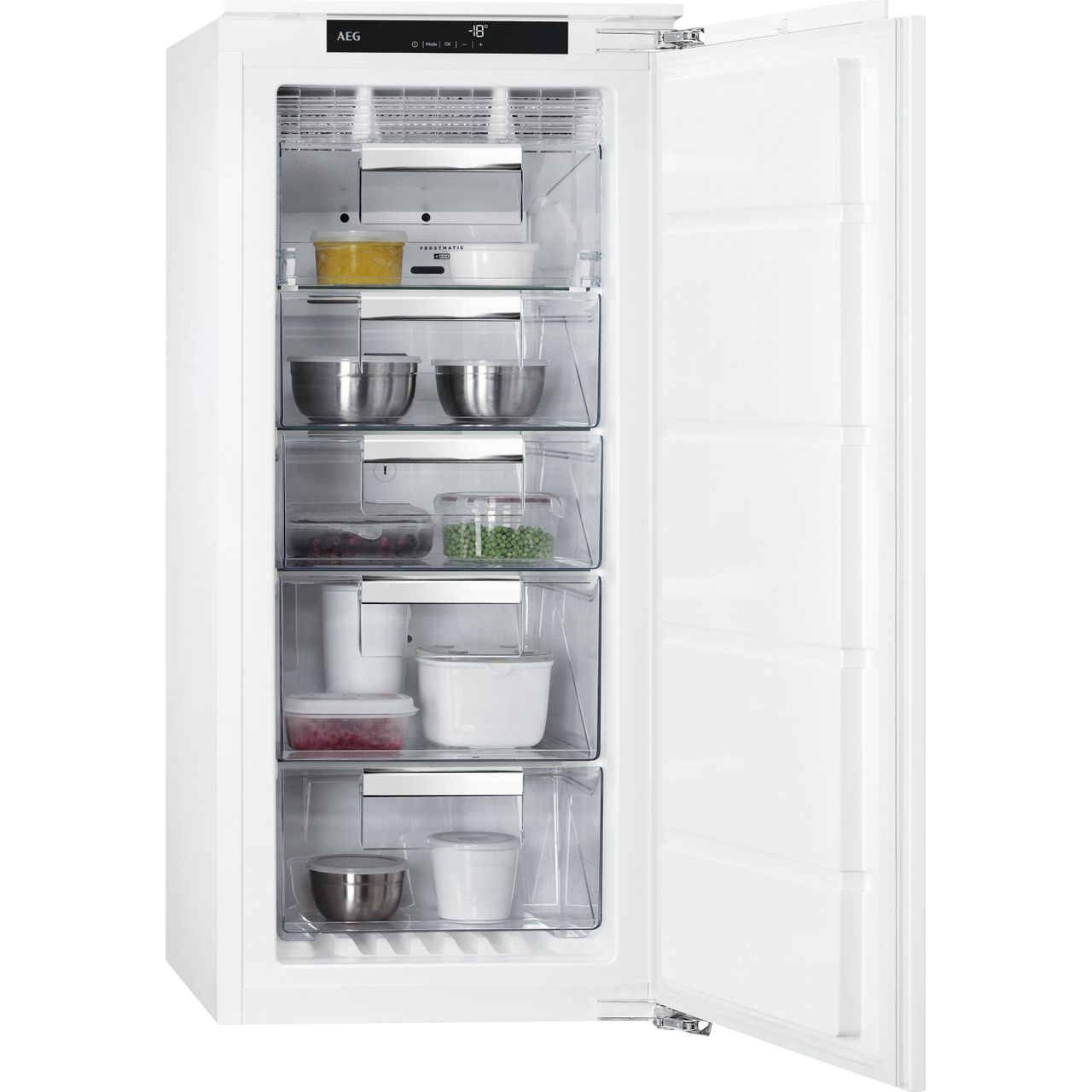 AEG ABB812E6NC Integrated Frost Free Upright Freezer with Fixed Door Fixing Kit Review