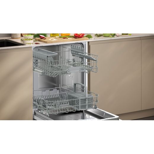NEFF Integrated Standard Dishwasher - Silver  - Dishwasher in kictehn shot