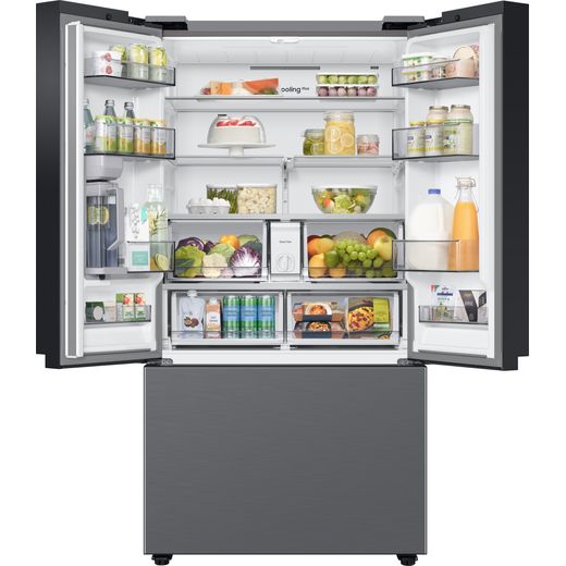 Samsung American Fridge Freezer - Silver - Doors open