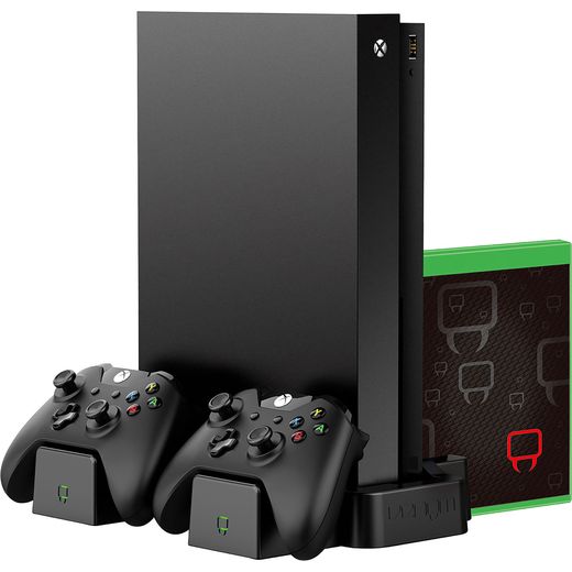 Venom Game Storage & Twin Charger For Xbox One - Black