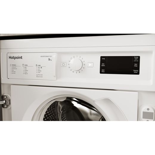 Hotpoint BI WMHG 91485 UK 9kg Washing Machine with 1400 rpm - White - Control panel shot