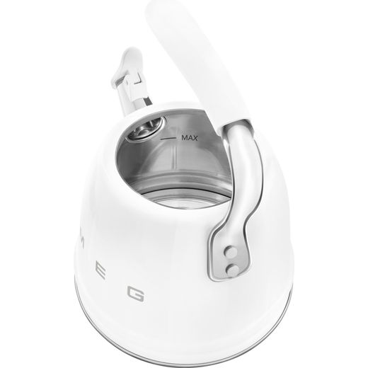 Smeg WKF01WH Kettle - White - High perspective no lid