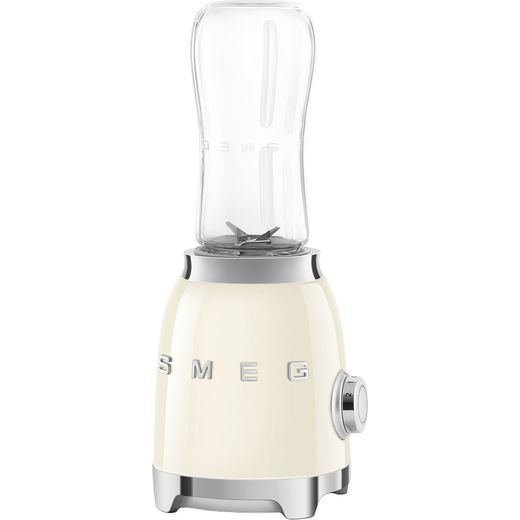 Smeg 50's Retro PBF01CRUK Blender & Smoothie Maker - Cream - Left perspective