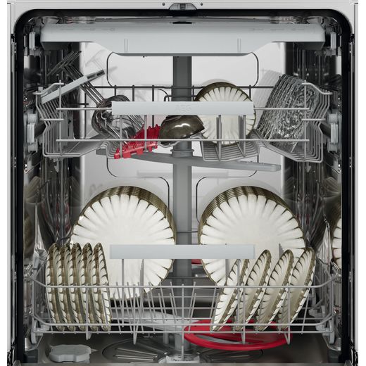 AEG 6000 Series Standard Dishwasher - Stainless Steel - close up inside shot