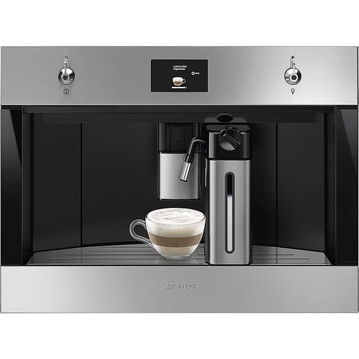Smeg Classic CMS4303X Built In Bean to Cup Coffee Machine - Stainless Steel