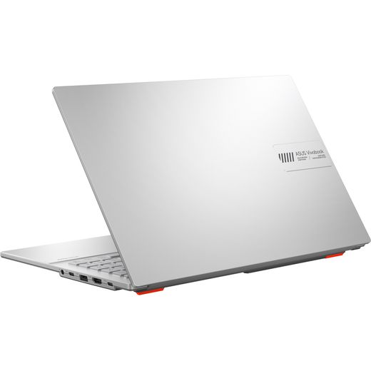 ASUS Vivobook Go 15 E1504FA-BQ2692W 15.6" Laptop - AMD Ryzen™ 3, 128GB SSD, 8 GB RAM - Silver - Back right perspective
