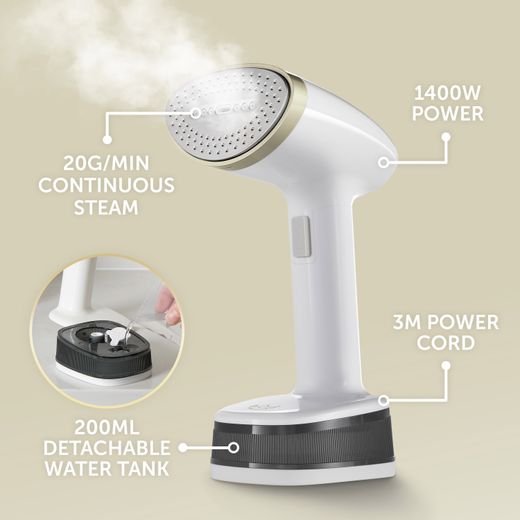 Breville Steam Generator Iron - White / Gold - Annotation - Features shot