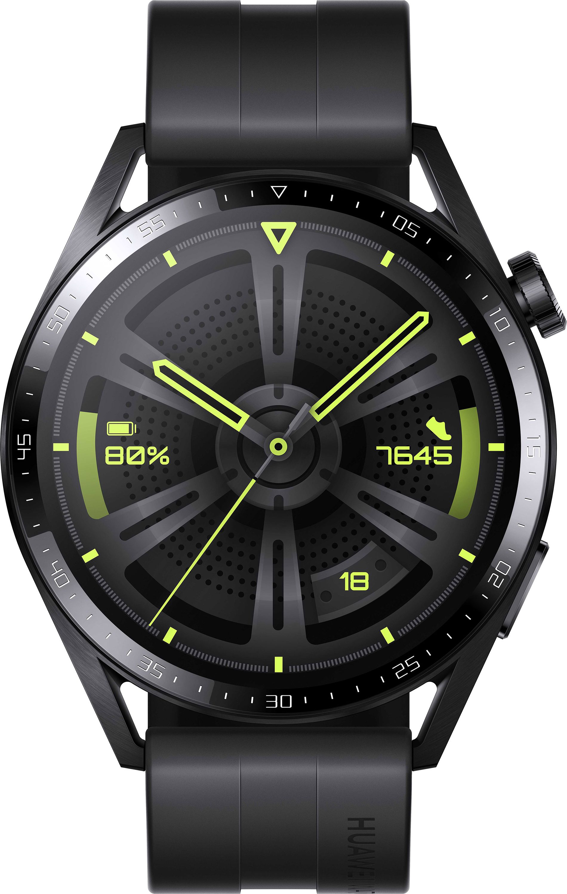 HUAWEI Watch GT3 Smart Watch - Black, Black