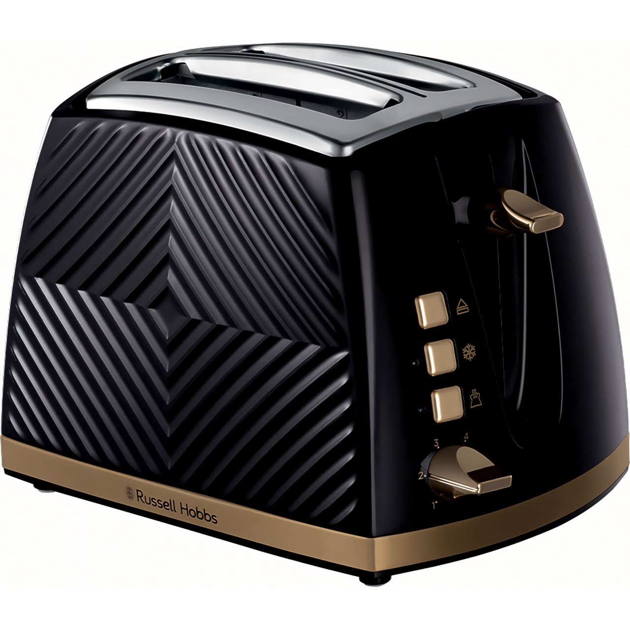 Russell Hobbs Toaster | Black | 26390 | ao.com