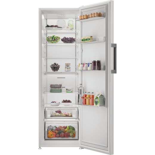 Indesit MLINF 1442 W4UK 186cm Fridge - White - Door open
