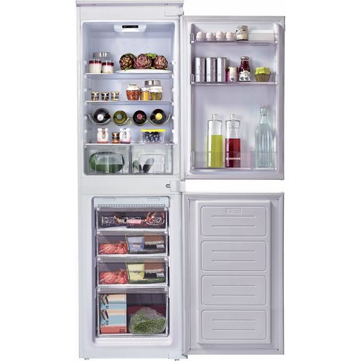 Candy BCBF50NUK/N Integrated 50/50 Frost Free Fridge Freezer with Sliding Door Fixing Kit - White - F Rated