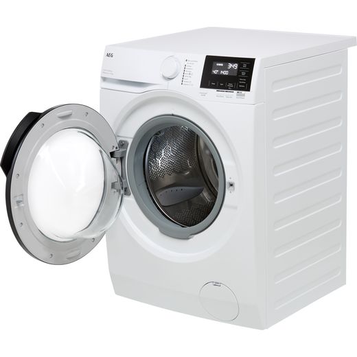 AEG ProSense® Technology LFR61144B 10kg Washing Machine with 1400 rpm - White - Door open
