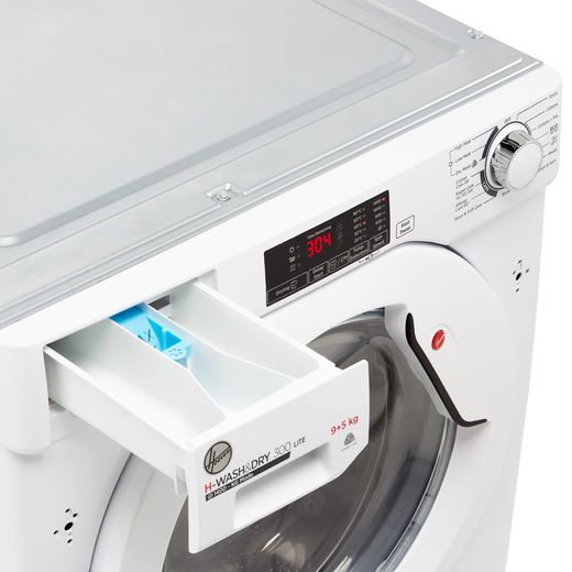 Hoover H-WASH&DRY 300 LITE Integrated 9Kg / 5Kg Washer Dryer - White