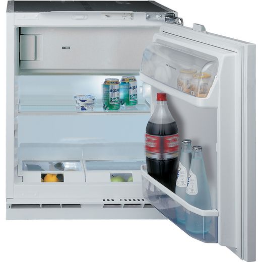 Hotpoint HFA1.UK1 Integrated Under Counter Fridge - Fixed Door Fixing Kit - Steel - F Rated
