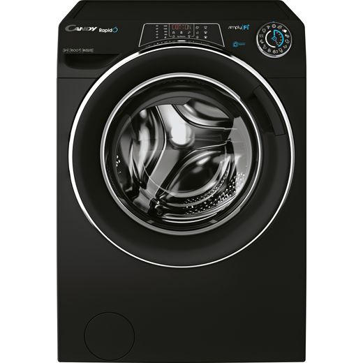 Candy Rapido RO1696DWMCEB Wifi Connected 9Kg Washing Machine with 1600 rpm - Black - A Rated