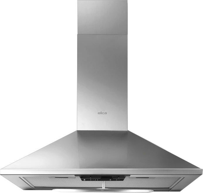 Image of Elica MISSY60IXA52 60cm Chimney Cooker Hood - Stainless Steel - For Ducted/Recirculating Ventilation, Stainless Steel
