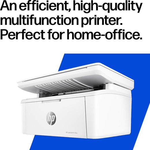 HP LaserJet MFP M140w All-In-One Laser Printer - White - Annotation - Efficient shot