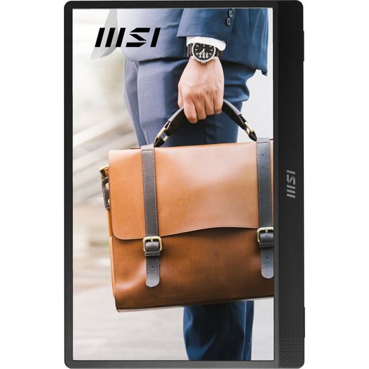 MSI Pro MP161 Monitor - Black - Front shot vertical mode