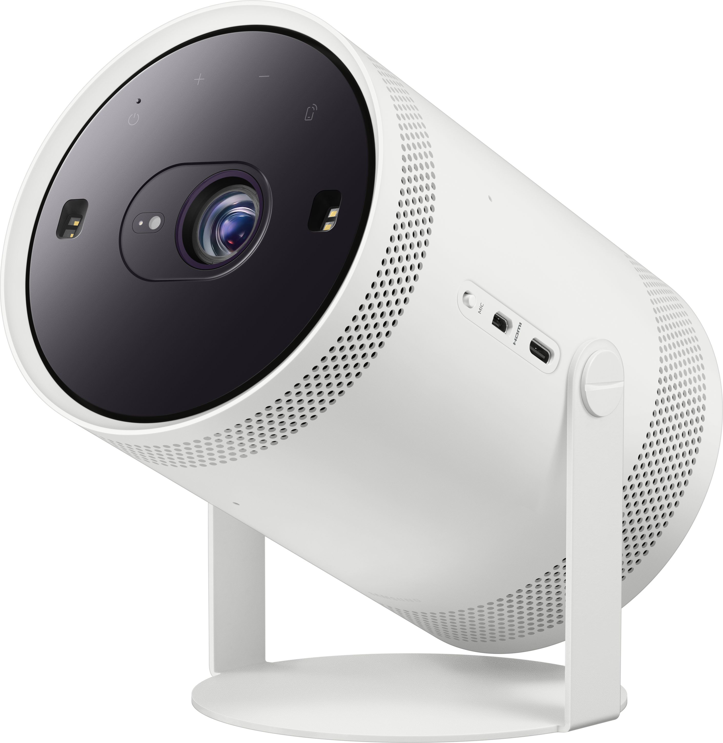 Image of Samsung The Freestyle 2nd Gen 100" 1080p Smart Laser Projector, White