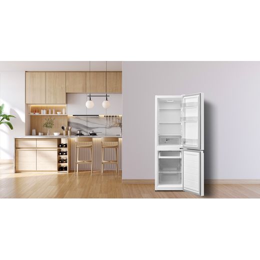 Midea MDRB254FGE01 150cm 60/40 Small Frost Free Fridge Freezer - White - Fridge freezer ion kitchen shot 