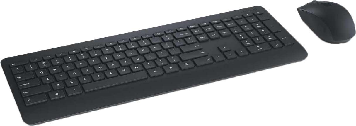 Microsoft Desktop 900 Wireless USB Keyboard with Optical Mouse - Black