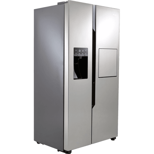 Hisense PureFlat RS694N4BCF Non-Plumbed Frost Free American Fridge Freezer - Stainless Steel - F Rated