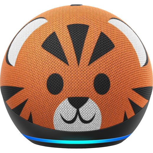 Amazon Echo Dot (4th Gen) Kids Smart Speaker with Amazon Alexa - Black / Orange